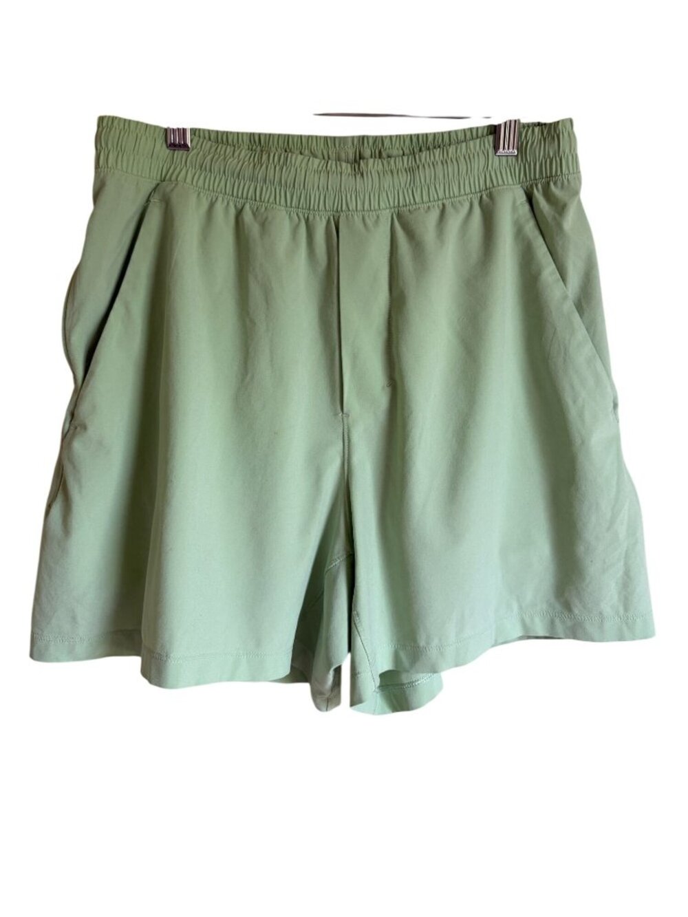 Lululemon Pace Breaker 5" Linerless Men's Medium Mint Green Athletic Shorts LM7A